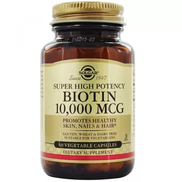 Solgar Biotin Super High Potency 10000 mcg ����������� ������� 