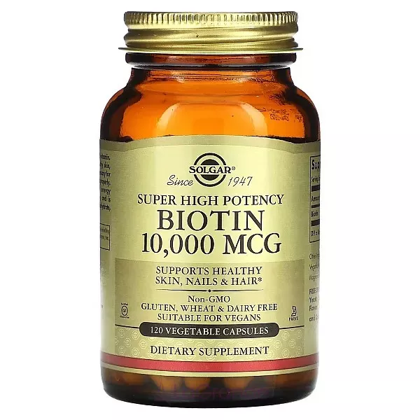 Solgar Biotin Super High Potency 10000 mcg ����������� ������� 
