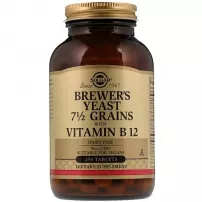 Solgar Brewer's Yeast 7 1/2 Grains with Vitamin B12 ����������� ������� "������ ������ � ��������� B12"