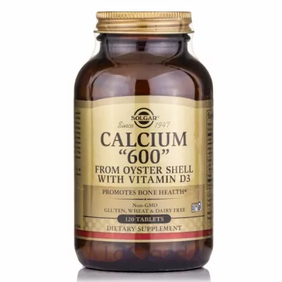 Solgar Calcium "600" from Oyster Shell with Vitamin D3 ĳ  