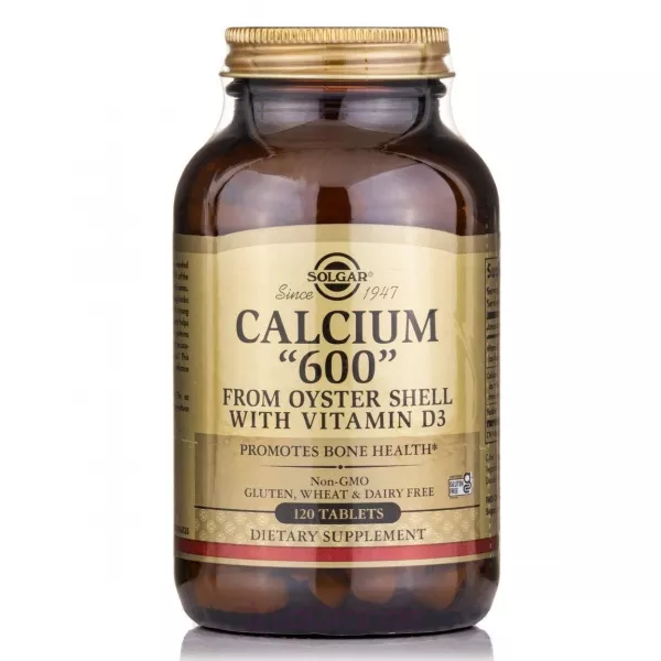 Solgar Calcium "600" from Oyster Shell with Vitamin D3 ĳ������ ������� 