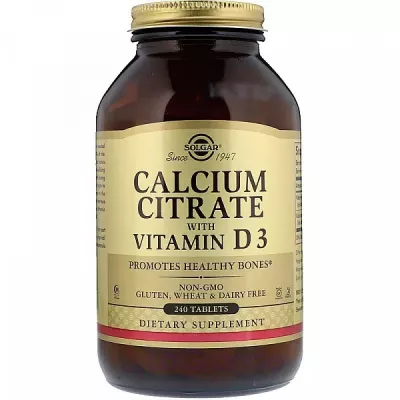 Solgar Calcium Citrate with Vitamin D3 ĳ  