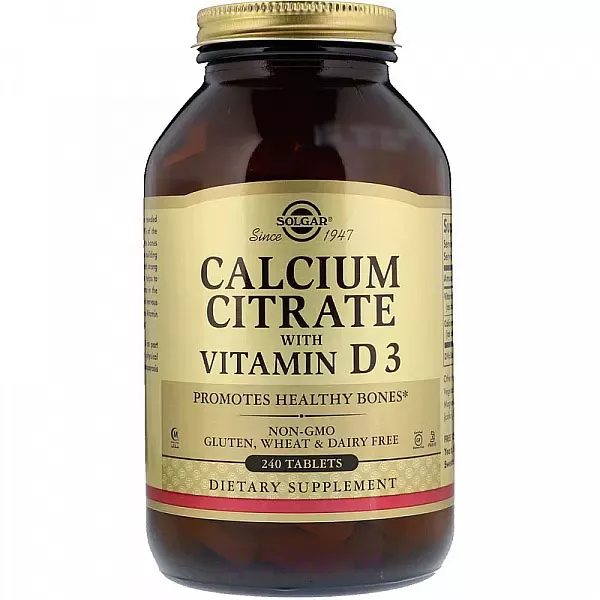 Solgar Calcium Citrate with Vitamin D3 ĳ������ ������� 