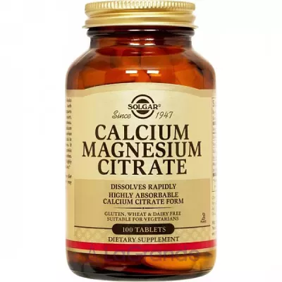 Solgar Calcium Magnesium Citrate   