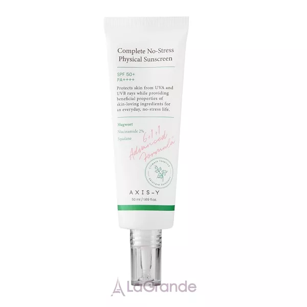 Axis-Y Complete No-Stress Physical Sunscreen SPF 50+ ������������� ����