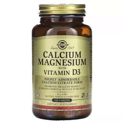 Solgar Calcium Magnesium with Vitamin D3 ĳ  