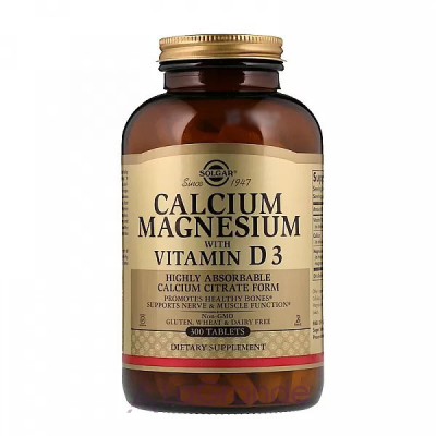 Solgar Calcium Magnesium with Vitamin D3   