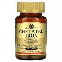Solgar Chelated Iron ĳ������ ������� "����� �����", 25 ��