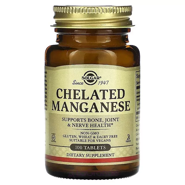 Solgar Chelated Manganese ĳ������ ������� 