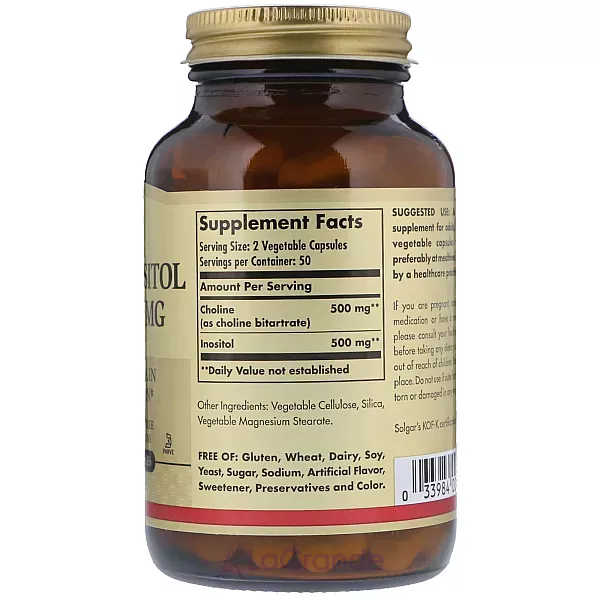 Solgar Choline/Inositol 500 mg/500 mg ĳ������ ������� 