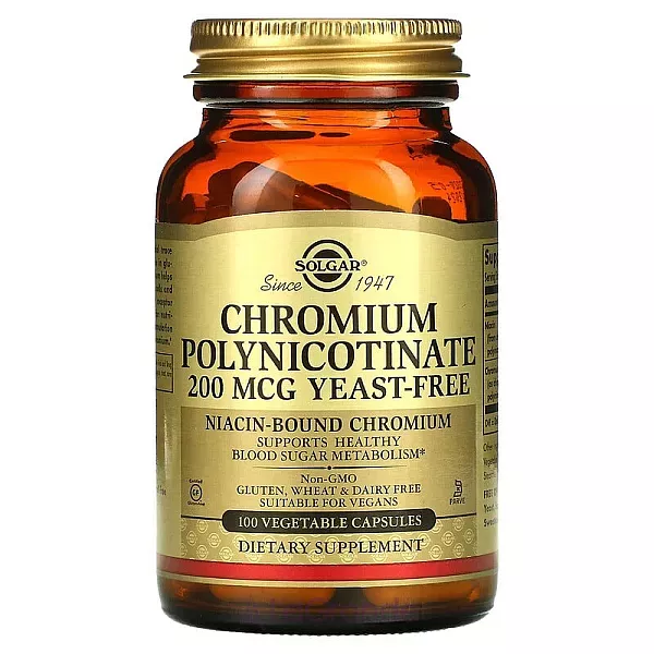 Solgar Chromium Polynicotinate 200 mcg ĳ������ ������� 