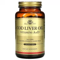 Solgar Chromium Cod Liver Oil Vitamins A & D ³����� � �� D3 � ������� �����, 1250 ��/135 ��