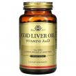 Solgar Chromium Cod Liver Oil Vitamins A & D 100pcs