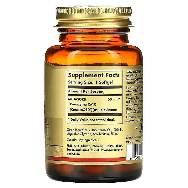 Solgar Megasorb CoQ-10 60 mg ĳ������ ������� 