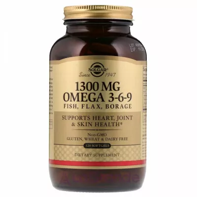 Solgar Omega 3-6-9 1300 mg ĳ  