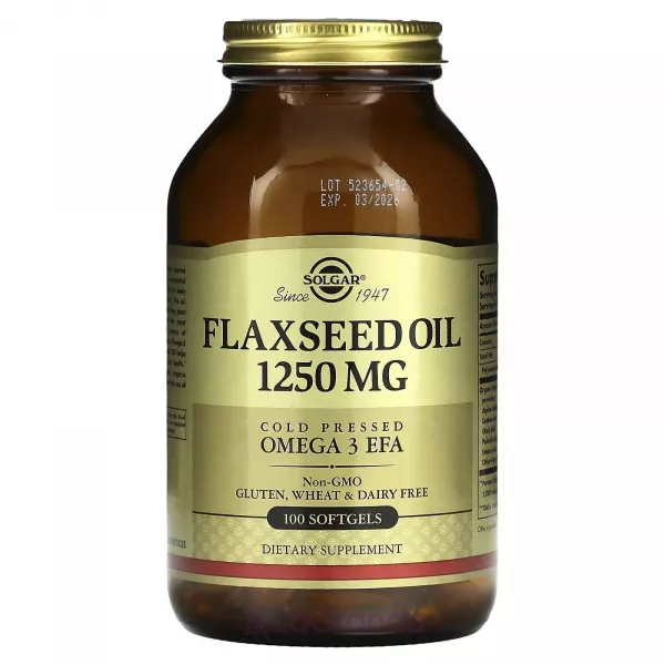 Solgar Flaxseed Oil 1250 mg ĳ������ ������� 