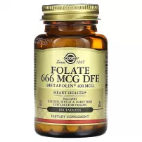 Solgar Folate (As Metafolin) 400 mcg ĳ������ ������� "��볺�� ������� � ���� �����������", 400 ���
