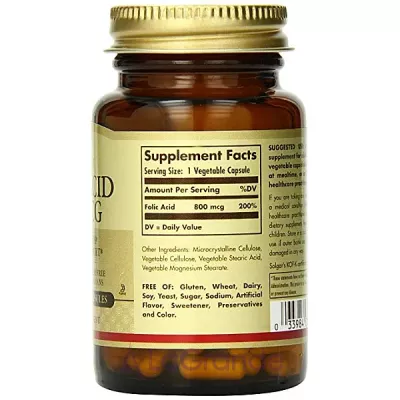 Solgar Folate (Folic Acid) 800 mcg ĳ  