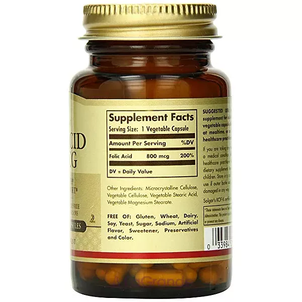 Solgar Folate (Folic Acid) 800 mcg ĳ������ ������� 