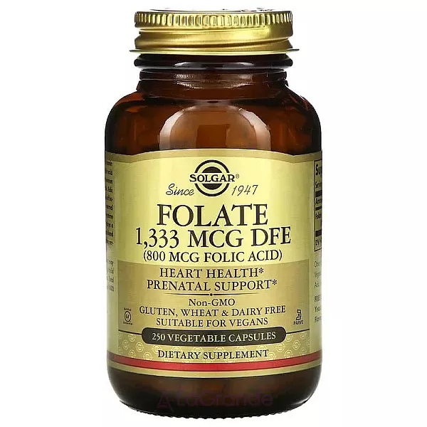 Solgar Folate (Folic Acid) 800 mcg ĳ������ ������� 