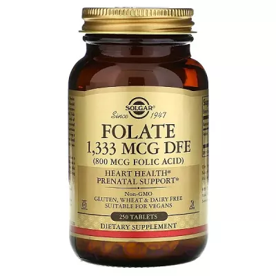 Solgar Folate (Folic Acid) 800 mcg ĳ  