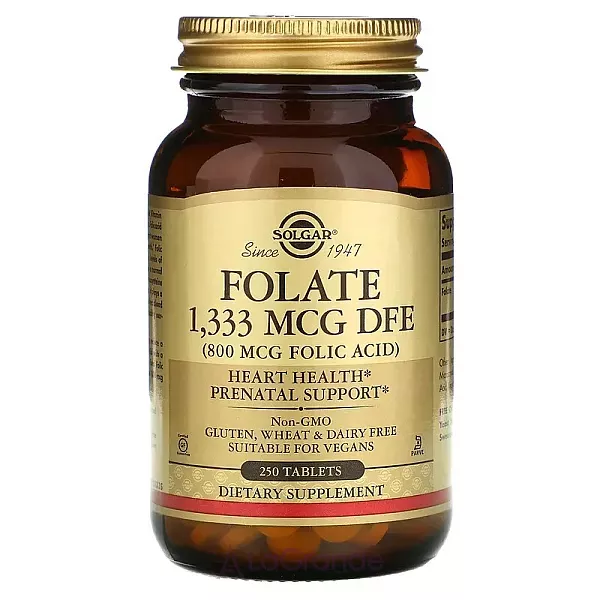 Solgar Folate (Folic Acid) 800 mcg ĳ������ ������� 