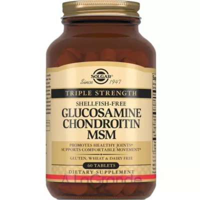 Solgar Glucosamine Chondroitin MSM Triple Strength   