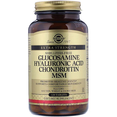 Solgar Glucosamine Hyaluronic Acid Chondroitin MSM   