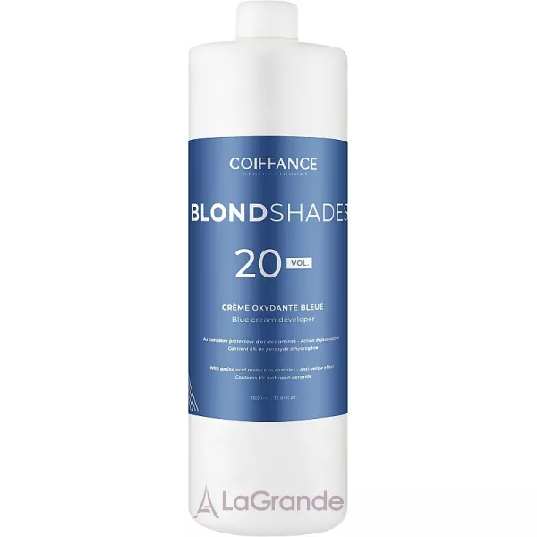Coiffance Professionnel Blondshades 20 Vol Blue Cream Developer ���������� 20 Vol