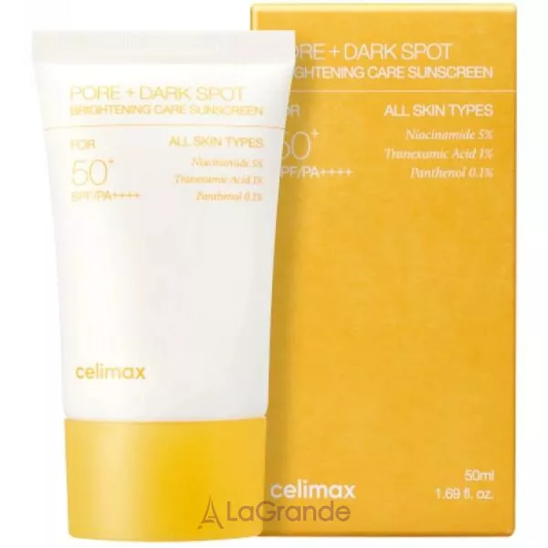 Celimax Pore+Dark Spot Brightening Care Sunscreen SPF 50+ PA++++ ������������� ���� ��� ����� ����