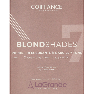 Coiffance Professional Blondshades 7 Levels Clay Bleaching Powder      