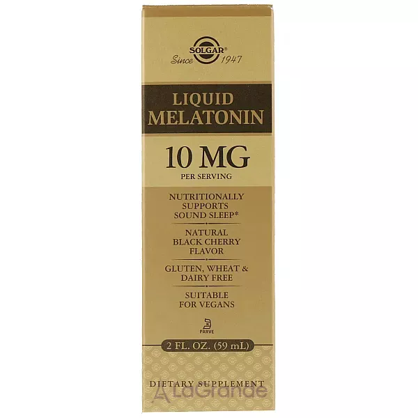 Solgar Liquid Melatonin 10 mg ĳ������ ������� ��� ����������� ��� 