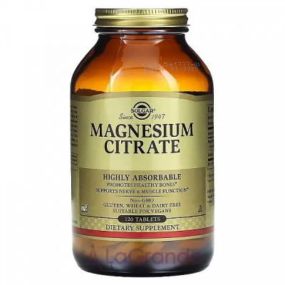 Solgar Magnesium Citrate ĳ  