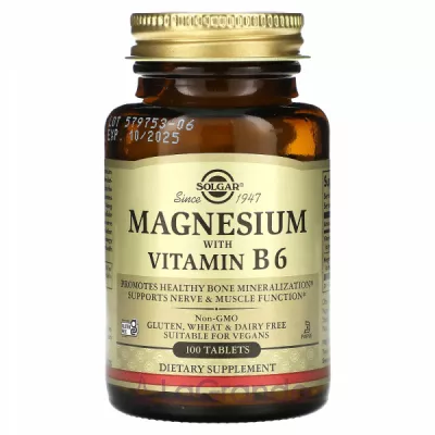 Solgar Magnesium with Vitamin B6   