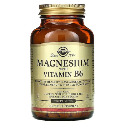 Solgar Magnesium with Vitamin B6   