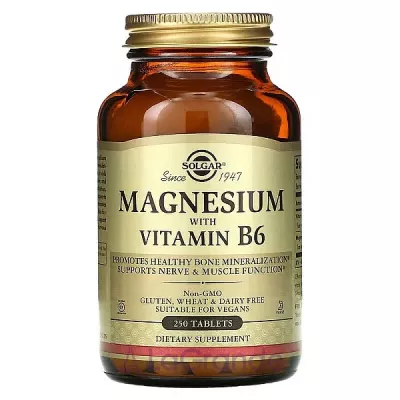 Solgar Magnesium with Vitamin B6   