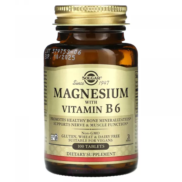 Solgar Magnesium with Vitamin B6 ĳ������ ������� 