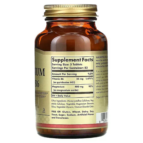 Solgar Magnesium with Vitamin B6 ĳ������ ������� 