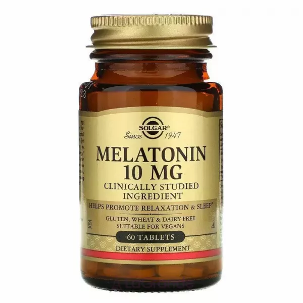 Solgar Melatonin 10 mg ĳ������ ������� ��� ����������� ��� 