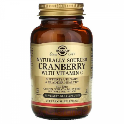 Solgar Natural Cranberry with Vitamin C ĳ      