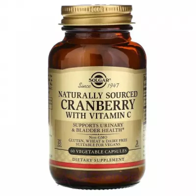 Solgar Natural Cranberry with Vitamin C ĳ      