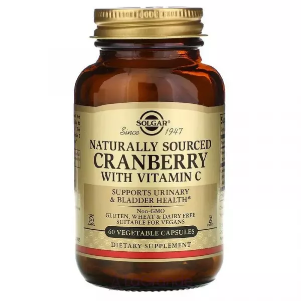 Solgar Natural Cranberry with Vitamin C ĳ������ ������� ��� �������� ������ ������� 