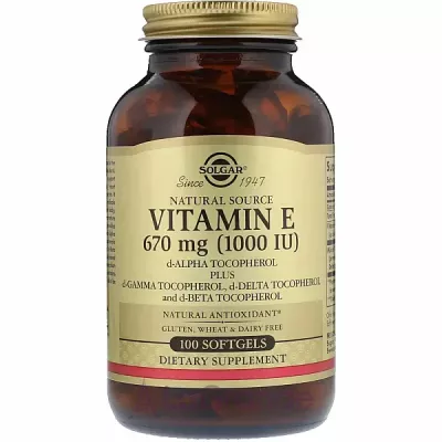 Solgar Natural Vitamin E 670 mg (1000 IU) ĳ  