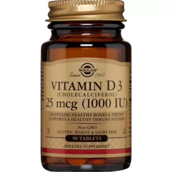 Solgar Vitamin D3 (Cholecalciferol) 25 mcg (1000 IU) ����������� ������� 