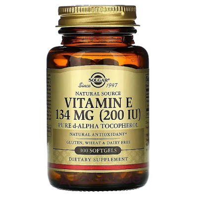 Solgar Vitamin E 134 mg (200 IU) ĳ  