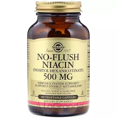 Solgar No-Flush Niacin 500 mg ĳ  