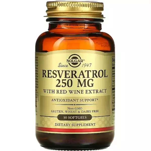 Solgar Resveratrol 250 mg ĳ������ ������� ��� �������������� �������� 