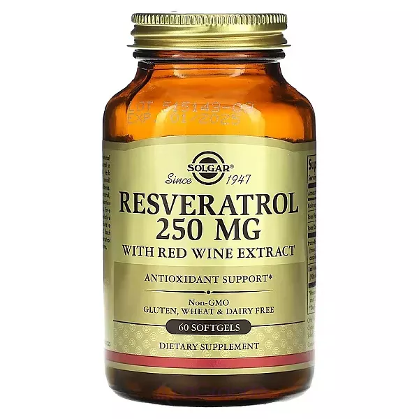 Solgar Resveratrol 250 mg ĳ������ ������� ��� �������������� �������� 