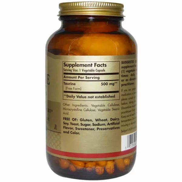 Solgar Taurine 500 mg ĳ������ ������� 