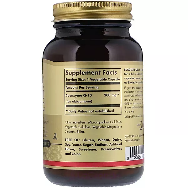 Solgar Vegan CoQ-10 200 mg ĳ������ ������� ��� ���������������� ������� 
